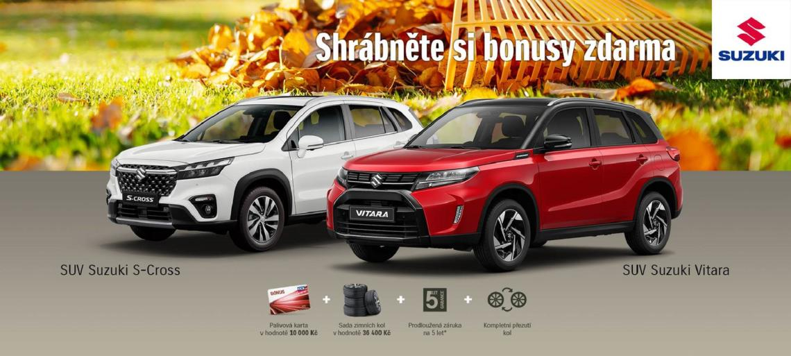 Shrábněte si bonusy od Suzuki!