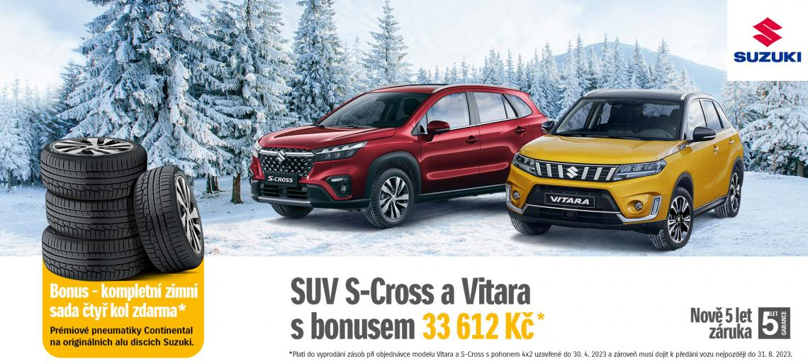Suzuki VITARA a S‑CROSS s bonusem