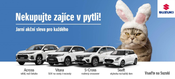 Nekupujte zajíce v pytli. Vsaďte na jistotu se Suzuki!