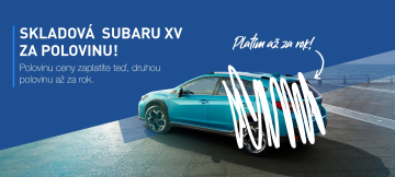 Skladová SUBARU XV za polovinu